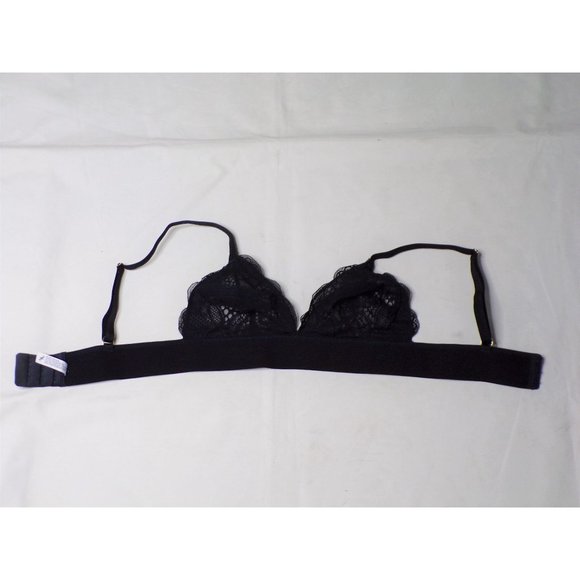 🆕 LIVELY Lace Longline Wireless Triangle Bralette Bra Black Small - Picture 11 of 11